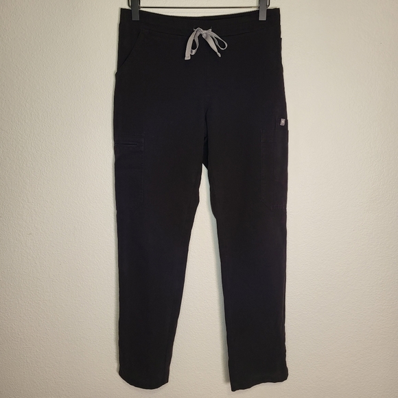 Figs Yola Scrubs Pants size XSmall Petite in Black - Picture 1 of 9